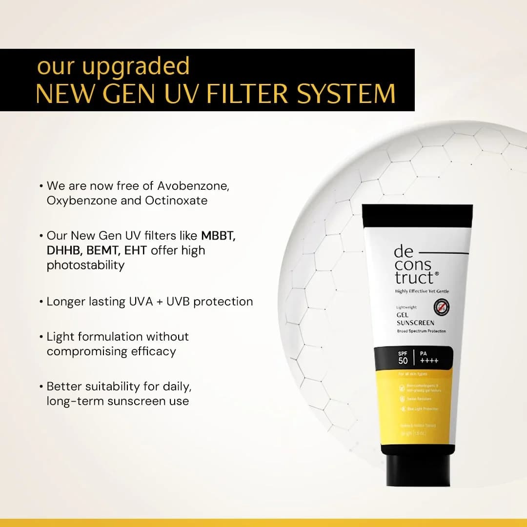 De Construct gel lightweight sunscreen — image 3