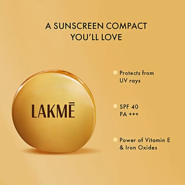 Lakmé Sun Expert Ultra Matte SPF 40 Pa+++ Compact with Power of Vitamin E and Iron Oxides 7gm — image 1